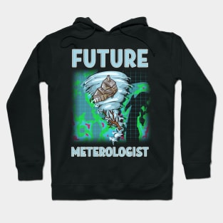 Cute & Funny Future Meteorologist Tornado Hoodie